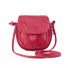 Min Lovely Cute Girl Pu Leather Mini Small Adjustable Shoulder Bag Handbag Mar24