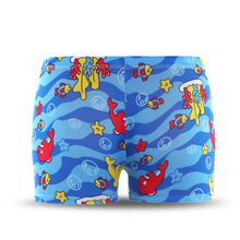 Motorcycle/Shark Print Boys Swimwear Cartoon Nylon Boys Swimming Trunks sunga infantil praia menino 3-8Y