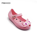 Mini Melissa Cat Sandals 2017 Autumn Kids Shoes Girls Jelly Sandals Comfortable Melissa Princess Shoes Jelly
