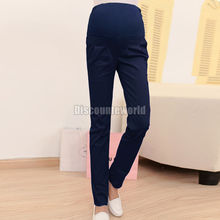 2014 Fashion New Women Pregnancy Maternity Over Bump Pencil Pants Trousers 4 Colors Size S-XL