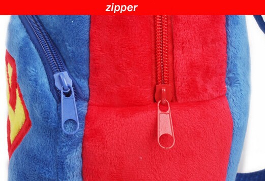 super man bag zipper