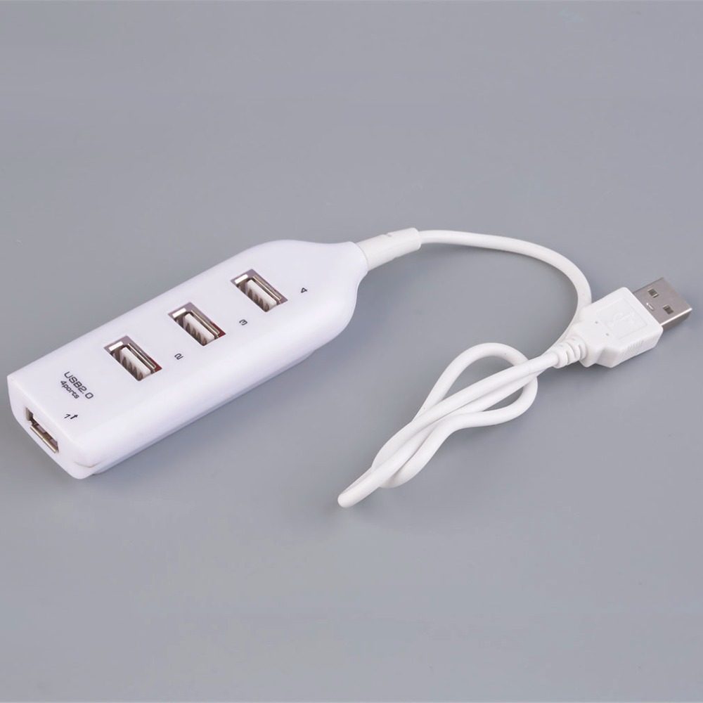 In stock! High Speed USB 2.0 4 Port Multi HUB Splitter Expansion Adapter for PC Laptop Newest Wholesale