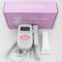 Heath Care!Pocket fetal Doppler Baby Heart Rate Monitor Prenatal Fetal Detector 3MHz probe Built-in Speaker Health monitors