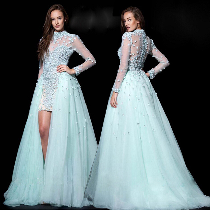 Ice Blue Wedding Dress