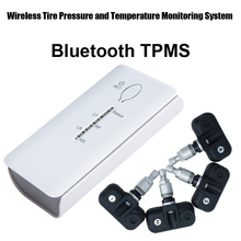 Bluetooth TPMS for Andriod Phone Wireless Tire Pressure Monitoring System Bluetooth tyre pressure 4pcs Internal sensor