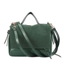 Nubuck Leather Vintage Women Shoulder Bag 2016 Designer Handbag High Quality Fashion Messenger Bag Big Sling Tote Sac A Main Hot