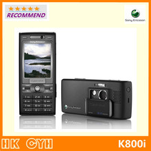 Original Refurbished Unlocked K800 Sony ericsson K800i cell phone GSM 3 2MP Bluetooth JAVA Russian Kerboard