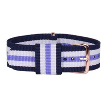 Nuevo 18 mm Retro alta calidad de Nylon tela Canvas correas de reloj de la otan correa 18 mm mujeres y hombres del reloj bandas hebilla para horas