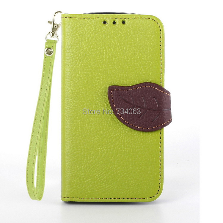 Leaf Style Leather Case For Samsung Galaxy Trend Duos S7562 s7560 S Duos S7582 Trend Plus