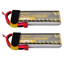 2pcs/lot You&me AKKU LiPo RC Battery 7.4V 4200MAH 35C Helicopter Quadcopter