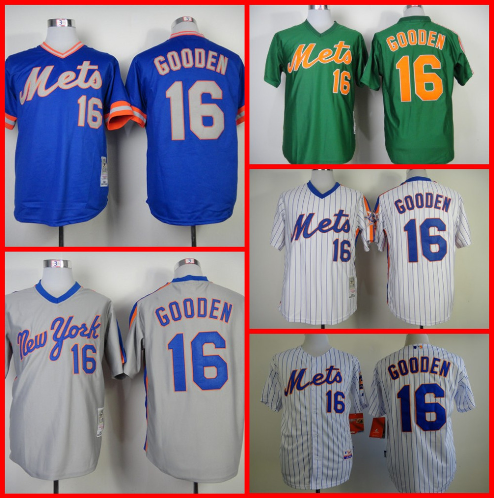 Dwight Gooden Jersey/shirt,Cheap Ny New York Mets 16# Throwback vintage Baseball Jerseys ...