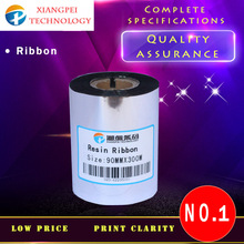 90mmx300m Bar code print tape Resin base Ribbon stickers PET printing ribbon
