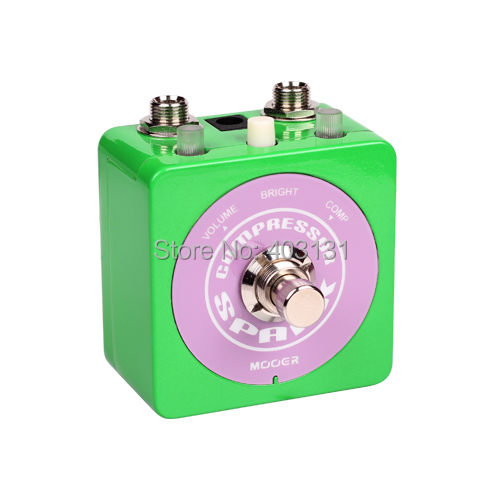 Newest Mooer Effect Pedal SPARK Compressor Pedal Modern compressor with low noise, super-linear buffer signal circuit