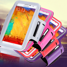 General Waterproof Sports Running Arm Band Leather Case For Sony Z1 Z2 Z3 For LG G3