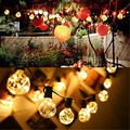 1x G40 Garden Led String Light Copper Wire led String Light AC Power Warm White Colorful