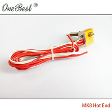 3D Printer Accessories Extruder MK8 Hot End Kit DIY Extrusion Printhead 12V 40W Heating Temperature Accessories