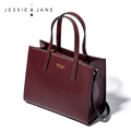 JESSIE JANE Designer Brand Practical Mini Women Messenger Bags Leather Handbags Shoulder Bag Top Handle Bags