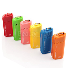 Powerbank 2X AA Battery Emergency USB Power Bank Charger Portable Charger for Phone Colorful Various Free Shipping
