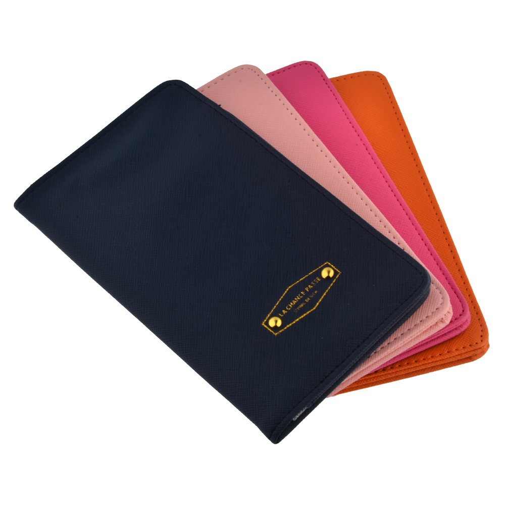 4 color Leather PU passport cover wallet Women Men Travel Wallet case Document id credit card