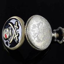 Vintage Pirates Skull in One Piece Steampunk Pocket Watch P089