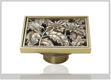 e-pak Best Price Beautiful L5402 Antique Brass Gravity Flushing Construction & Real Estate Bathroom Floor Drain emergi