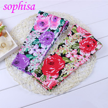 Sophisa New summer children s wholesale leggings flower printing girl calf length trousers ankle length trousers