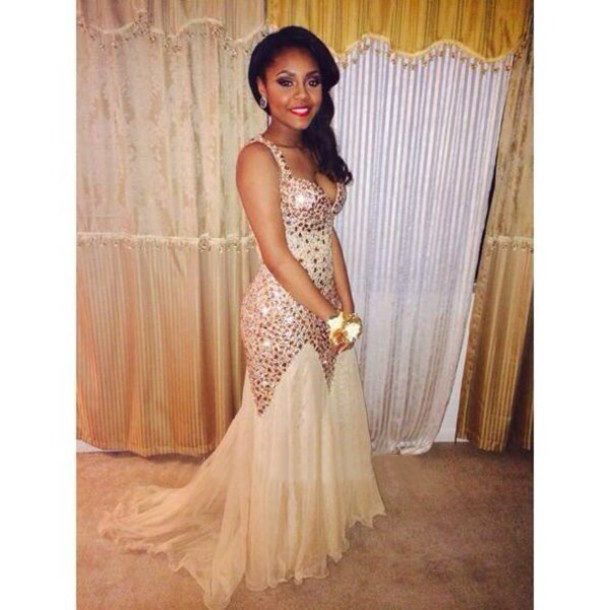 vestidos de noche largos elegantes brillantes