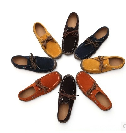 Snail shoes 2015 new female female Korean flat shoes flat with big yards pregnant mom Peas