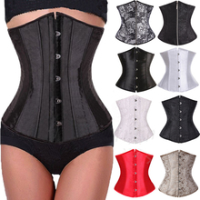 Lace Up Waist Cinchers Corset Underbust Body Shaper Lingerie Sexy Waist Training Slimming Shapewear Bodysuit Plus Size TYQ