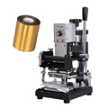 Hot Gilding Press Machine For PVC ID Credit Card Club Hot Foil Stamping Bronzing Machine on
