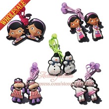 Cute Headwear 5pairs lot Doc Mcstuffins Hot Cartoon Logo Baby Girls Kids Hair Clips Elastic Hair