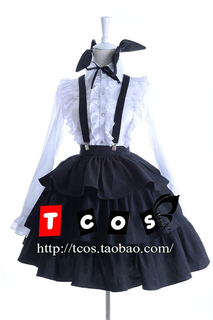 Date A Live Cosplay Efreet Itsuka Kotori Gothic Lolita Skirt Gosurorifuku Everyday Wear Full Dress Costume Free Shipping