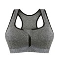 Free Shipping Women Sports Yoga Bras Shockproof Zipped Padded Jogging Comfort Bra Seamless Clothing Sports Bra