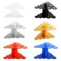 10 Hole Triangle Makeup Brushes Holder Stand for Mermaid Cosmetics Brush Hanging Display Showing Shelf Air