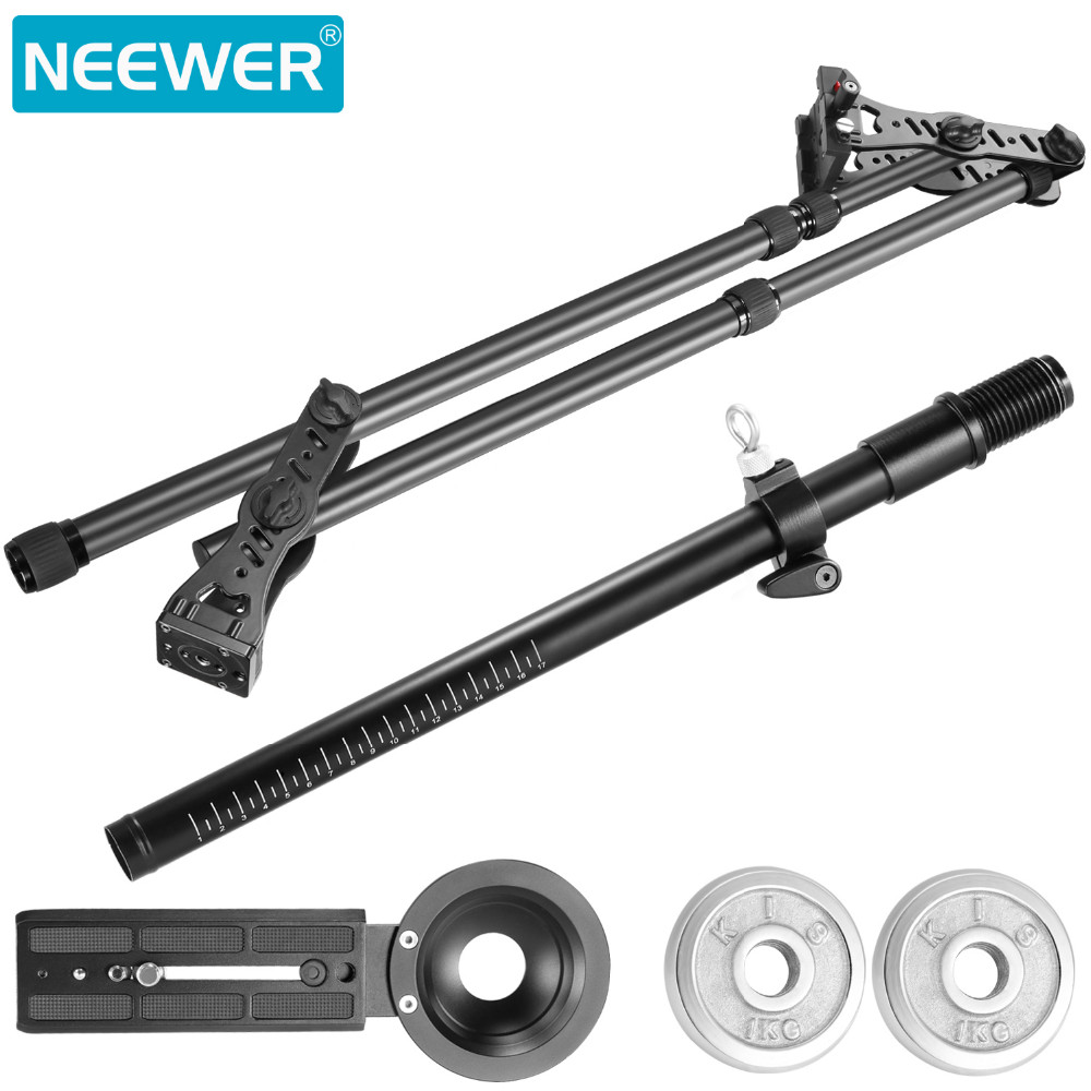 Neewer 70 inches/177cm Aluminum Alloy Jib Arm Camera Crane 360D Pan