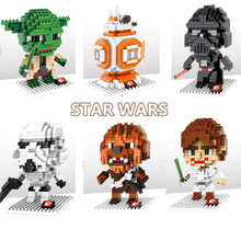 Star Wars The Force Awakens Kylo Ren TIE Pilot Captain Phasma R2D2 BB-8 Minifigure Building Block Figures Toys For Children #F