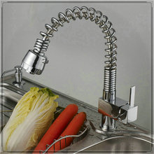 three holes torneira para cozinha promotion high kitchen appliances sink faucets mixer pressure sprayfactory sale water tap torn