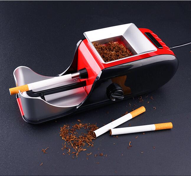 1pc Cigarette Tobacco Electric Cigarette Rolling Machine Red or blue