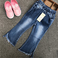 Kids Girls Vintage Fringe Jeans Designer Kids Boot Cut Jeans For Girls Clothing Children Brand Denim