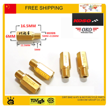 PE PWK KOSO OKO KEIHIN carburetor main jet power jet M5*0.8 5mm screw GY6 scooter PE accessories free shipping