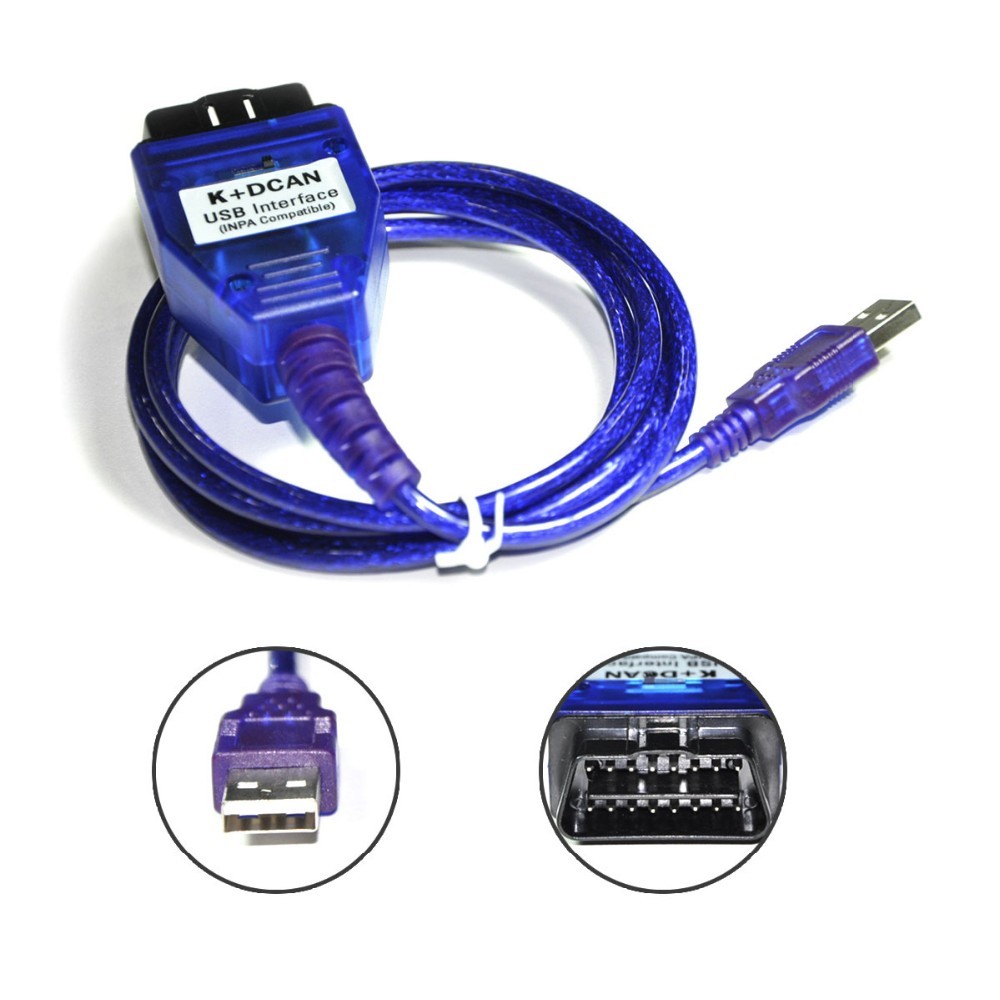Dcan Diagnostic Cable Switched Fits BMW INPA K 