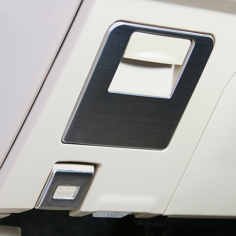 Toyota 2014 2015 Corolla Levin main control storage box stainless steel trim