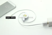 2015 Hot Sale Retractable 8 Pin to USB Charging Data Cable for iPhone 5 5c 5s