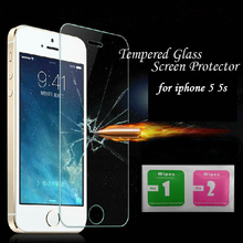 Case For iphone 4s Tempered glass screen protector for Apple iPhone6s plus HD antifouling protective for iPhone 5s glass film