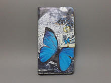 16 species pattern Ultra thin butterfly Flower Flag vintage Flip Cover For Samsung Galaxy Young S6310