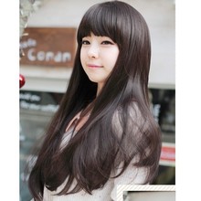 New Style Womens Girls Sexy Long Fashion Curly Full Wig wigs cap gift