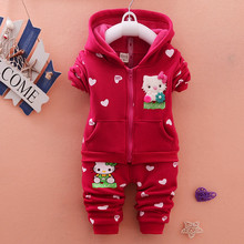 Baby Girls Clothes Set Spring Autumn Winter Kid Thicken Warm Kid Clothes Set Children Cardigan Sweaters