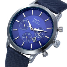 2015 Fashion Casual Mens Watches Top Brand Luxury Leather Strap Waterproof Sport Quartz Wristwatch Clock Male Montre Reloj Time
