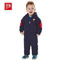 2015 new baby boy clothes winter suit newborn baby winter clothing hooded baby clothing set thick