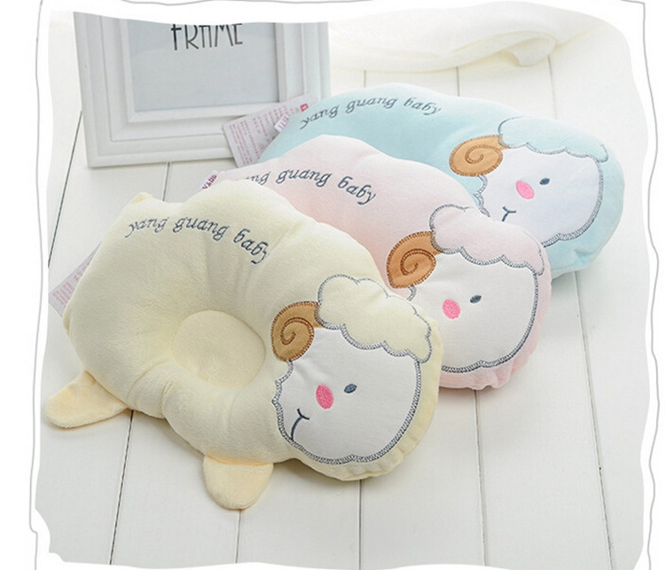 Comfortable Baby Pillow Cute Sheep Animal Pillow Pattern Kawaii Surname Headrest Fashion Print Baby Pillow Prevent Flat Head (6)